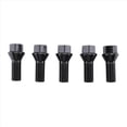 thumbnail image 1 of 5Pcs M14 x 1.25 Black Wheel Locking Lug Bolt Nut Steel 36136781151 for - X3 X5 E70 E71 F20 F25 X5 X6, 1 of 5