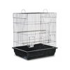 Prevue Hendryx Square Roof Plastic Molded Base Parakeet Cage / House, Color - Black