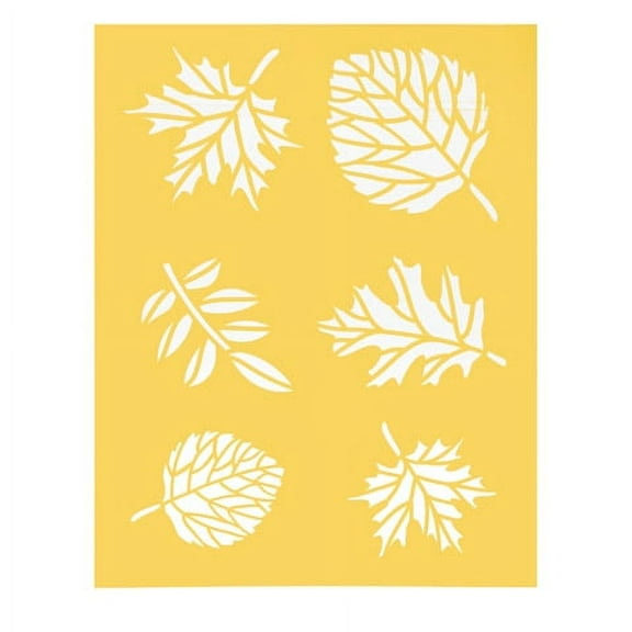 Leaf Stencils. 8.5 x 11"