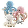 thumbnail image 1 of Colgante de pulpo de simulación súper encantador de tamaño completo, juguete de peluche, animal suave, accesorios para el hogar, lindo muñeco de animal, regalos para niños -c, colgante de 18 cm, mor, 1 of 4