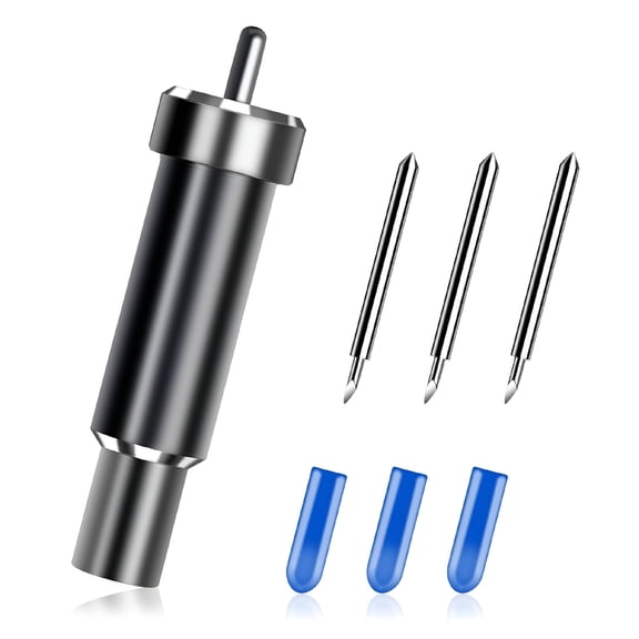 CCOCC Explore Deep Cut Blade with Housing Compatible with Cricut Maker,Maker 3,Air 3,Air 2,Air,One,Explore 3锛? Blades) Black