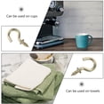 thumbnail image 3 of 100 Pcs Crochets Vissés en Acier au Carbone Porte-Question Crochets de Rangement pour Vêtements à la Maison, 3 of 7