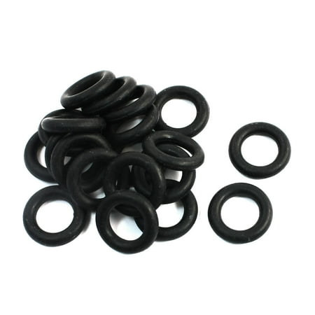 Metra Ring - Unique Bargains 10Pairs Metric 17mm OD 3.5mm Thickness Industrial Rubber O Ring Seal Black