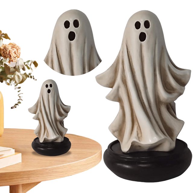 Estufa Aromaterapia Cónico Fantasma Halloween Adorno Resina Escritorio Incienso S