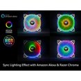 thumbnail image 4 of Thermaltake Riing Quad 12 RGB Radiator Fan TT - Premium Edition - case fan - 120 mm - white (pack of 3), 4 of 4