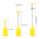 thumbnail image 4 of Greeniant Remo de Kayak, canoa retráctil, bote de emergencia, velero, paletas de aleación de aluminio con mango ajustable, accesorios de deriva Deportes acuáticos, 4 of 6