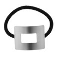 thumbnail image 1 of Elegante Punk Rectangle Plata Sunnimix Soporte de cola de caballo, 1 of 4