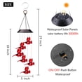 thumbnail image 2 of Carillones de viento de abeja solares LED, carillones de viento colgantes móviles para decoración del jardín del hogar, 2 of 5