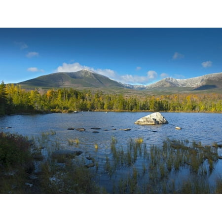 Sandy Stream Pond, Baxter State Park, Maine, New England, United States of America, North America Print Wall Art By Alan
