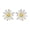 Silver, variant on Trendy Clip On Earrings Ear Clip For Freeclip 2 Earbud Flower Design Charm Perfect For Daily Wear Parties And Dating