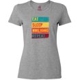 thumbnail image 3 of Inktastic Wakeboarding Eat Sleep Wakeboard Repeat Women's T-Shirt, 3 of 5