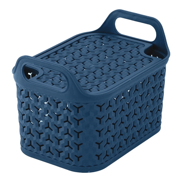 Canasta Azul Polycar 5L c/tapa