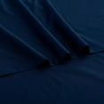 thumbnail image 4 of 400 Thread Count 3 Piece Flat Sheet ( 1 Flat Sheet + 2- Pillow cover ) 100% Egyptian Cotton Color Navy Blue Solid Size King, 4 of 4