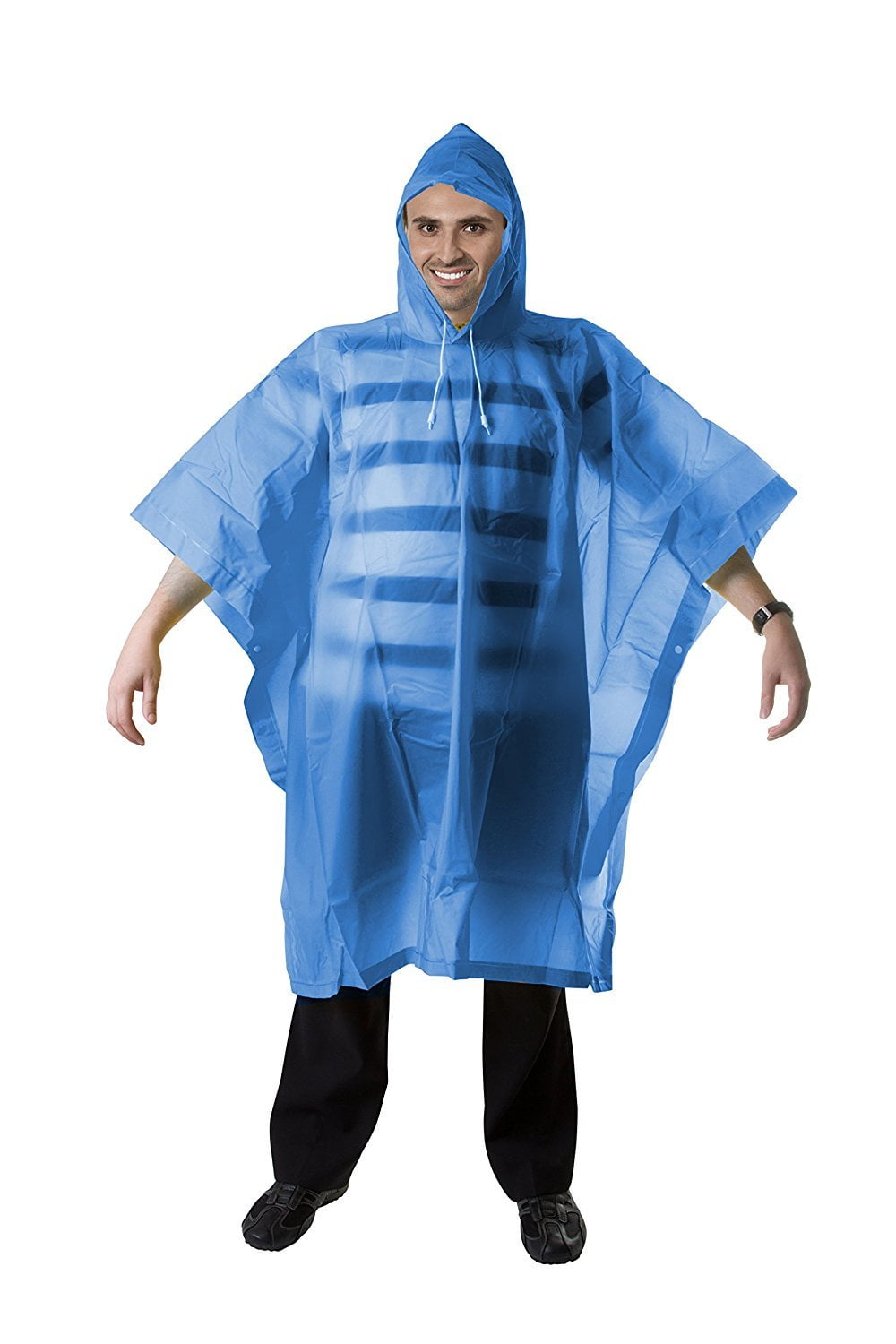 Wealers Adult Poncho With Hood EVA Material Breathable and Lightweight ...