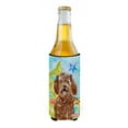 thumbnail image 2 of Carolines Treasures CK1874MUK Christmas Tree Labradoodle Michelob Ultra Hugger for slim cans  Slim Can multicolor, 2 of 3