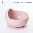 thumbnail image 4 of NAZIRABABY Silicone Baby Bowls and Spoons First Stage - Bowl with Spoon Set for Baby and Toddler - BPA Free Suction Bowls - Microwave Dishwasher and Freezer Safe (Flamingo Rose), 4 of 8