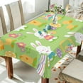 thumbnail image 6 of Coolnut Easter Bunny Egg Chick Rectangle Tablecloth Spill-Proof Polyester Table Cloth Table Cover for Kitchen Dining Picnic Holiday Party Decoration,54"x54", 6 of 7