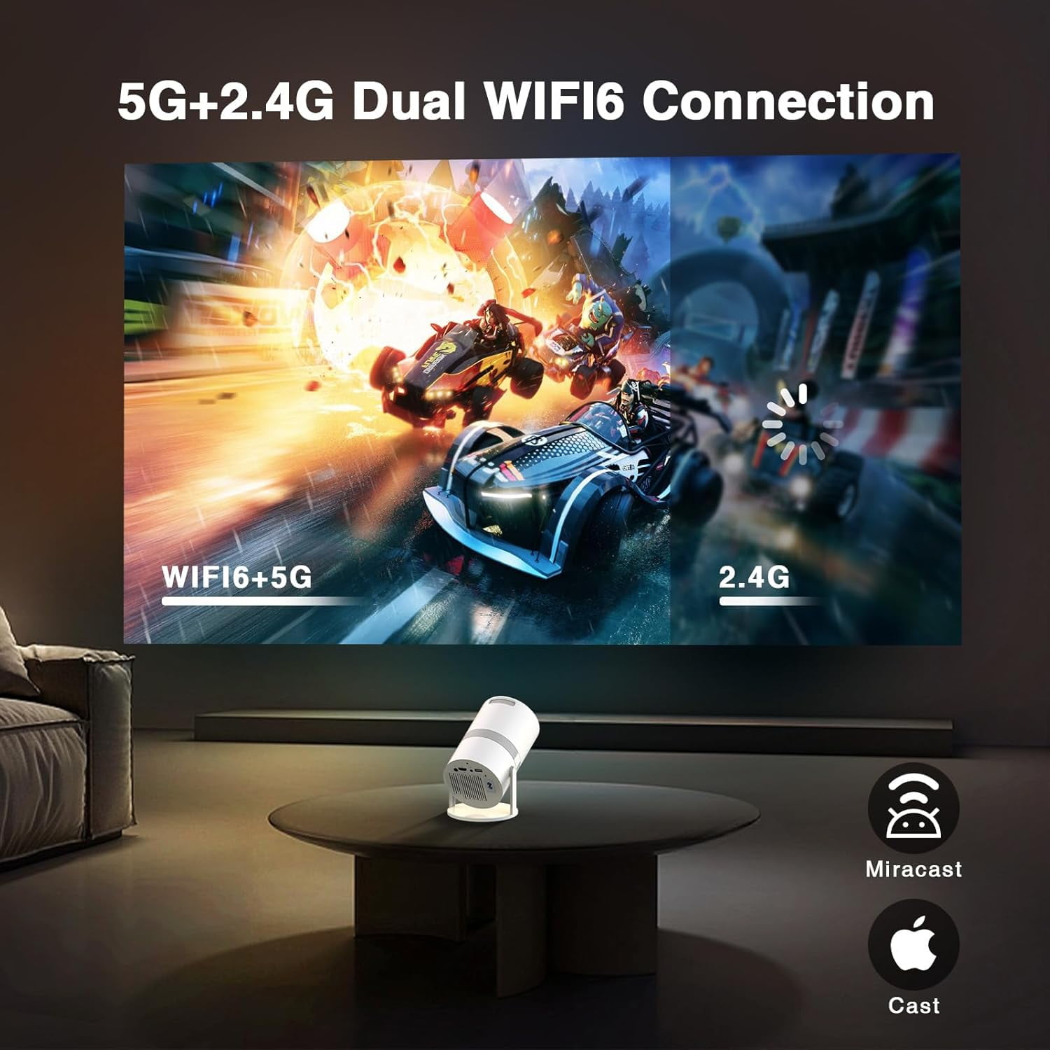 CAMPARK Mini Portable Projector