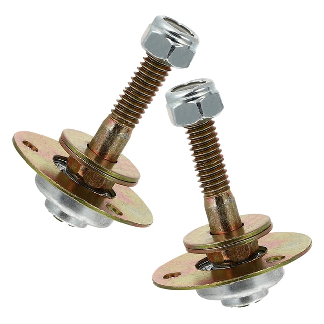 OUNONA 2Pcs Iron Rocking Chair Bearings for Furniture Use Golden Finish with Easy Installation