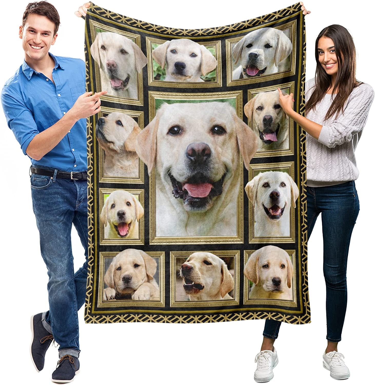 Labrador Retriever Blanket for Kids Boys Girls, Labrador Retriever