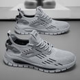 thumbnail image 6 of Mens Sneakers Mesh Sneakers Running Shoes Casual Footwear Slip On Lightweight For Men Daily Sports Wear ,Us Size:8, 6 of 9