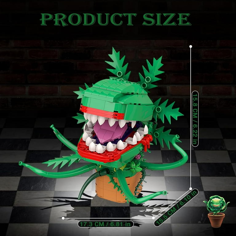 Guvpev Little Shop of Horrors Audrey II Building Blocks Set, Twoey