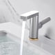 thumbnail image 5 of Grifo de lavabo de baño para el hogar, grifo de lavabo giratorio simple, grifo de lavabo G1/2 pulg., 5 of 9