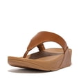 thumbnail image 1 of Sandalias tipo chancla FitFlop Lulu, puntera, piel, color canela claro, para mujer, 1 of 8