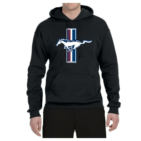 Wild Bobby Ford Mustang Retro USA Vintage Logo Classic Bar, Cars and Trucks Unisex Hoodie Sweatshirt