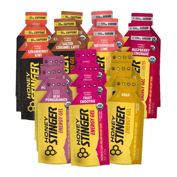 Paquete variado de gel energético Honey Stinger sin gluten x21