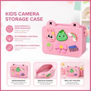 myFirst Dual Screen Kids Instant Print Camera Insta 20 Bundle Set, Cotton Candy Mix - Includes 400+ Prints & Crossbody Bag