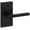 Satin Black, variant on Baldwin Reserve Square Lever - Keyed Entry - 5" Rose, Satin Nickel