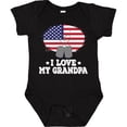 thumbnail image 3 of Inktastic I Love My Grandpa Military Grandson Boys or Girls Baby Bodysuit, 3 of 5