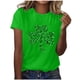 thumbnail image 3 of TaTaai Womens Casual St Patrick's Day Printed Top Short Sleeve Round Neck Loose Fit T Shirt Fashion Blouse Soft Lightweight Comfortable for Spring Daily Gift, 3 of 5