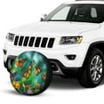 thumbnail image 2 of KAKALAD Fluttering Butterflies 01 Spare Tire Cover Universal Car Vehicle Tools For Rv SUV Truck Camper Travel Trailer Accessories Buckle 16” Inch, 2 of 6