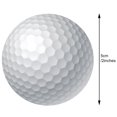 thumbnail image 3 of Officeship 250 PCS 2" Dia Golf Ball Sticker, Sports Ball Stickers, 3 of 8