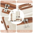 thumbnail image 4 of Vebreda 3 Piece Hardshell Luggage Set with TSA Lock, YKK Zippers, Spinner Wheels, Lightweight PC+ABS Suitcases (20”/24”/28”), 4 of 9