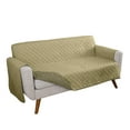 thumbnail image 4 of Home Details Reversible Quilted Furniture Sofa Protector in Sage/Olive, 4 of 8