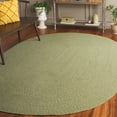 thumbnail image 2 of SAFAVIEH Braided Denica Distressed Machine Washable Reversible Area Rug, Sage, 5' x 8' Oval, 2 of 19
