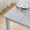 thumbnail image 4 of BANET Textured Fabric Table Cloth Heavy Weight Cotton Linen Fabric Tablecloth Dust Proof Table Cover for Kitchen Dinning Tabletop Decoration White, 4 of 7