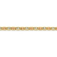 thumbnail image 3 of FJC Finejewelers 14 kt Tri Color Gold Link Chain 22 Inches x 3.8 mm, 3 of 7