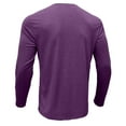 thumbnail image 4 of Stylish Men's Button-Up Long Sleeve T-Shirt for Autumn Casual Wear Comfortable Base Layer for Everyday Use Fashionable Rounded Neck Tee, 4 of 7