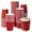 Red, variant on Verdelife 8 oz Disposable Paper Cups, 45 Count, Red Coffee Cups, Eco-Friendly Compostable, Leak-Resistant