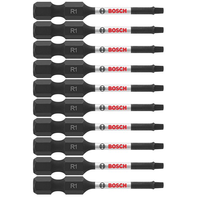 Brocas eléctricas para atornillar BOSCH ITSQ12B, paquete de 10 unidades, cuadradas #1