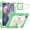Green, variant on Dteck Built-in Screen Protector Case for iPad Pro 11 3rd Generation 2021,iPad Pro 11 2nd Gen 2020/2018 Shockproof Rugged Rubber 3-Layers Protection Cover Stand Hand/Shoulder Strap Cover,Mint+Blue