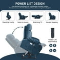 thumbnail image 3 of Momspeace Power Lift Recliner Chair Recliners for Elderly with Heat and Massage Recliner Chair for Living Room - Blue, 3 of 6