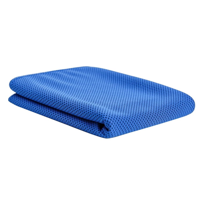 GOOHOCHY 3 Pcs Serviette à Main Séchage Rapide Rafraîchissante Fibre Superfine Bleue pour Randonnée et Camping