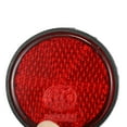 thumbnail image 6 of Unique Bargains Front Lower Fork Reflector Sticker Rear Saddlebag Reflective Cover Kit Round Red with Screw 2 Pcs, 6 of 7