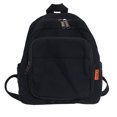 thumbnail image 2 of Btafrte Mujer Mochila Color Sólido Estudiantes Lona Mochilas Escolares (Negro), 2 of 9