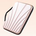 thumbnail image 1 of 1pc Table Tennis Bat Cover Paddle EVA Bag Ping-Pong Cases Zip Pocket Package Racket Bags Waterproof Covers Brand New Shell Pink, 1 of 11